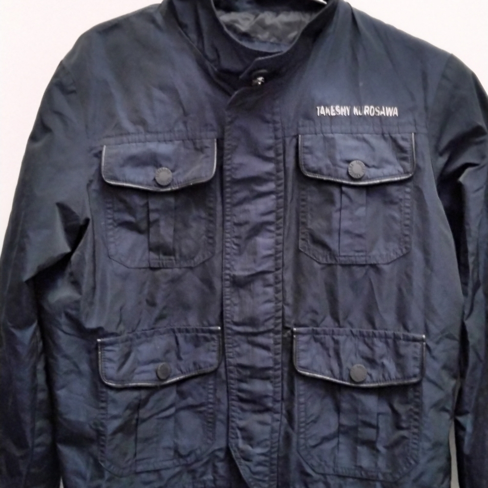 TAkeshy Kurosawa navy blue men jacket Sz M